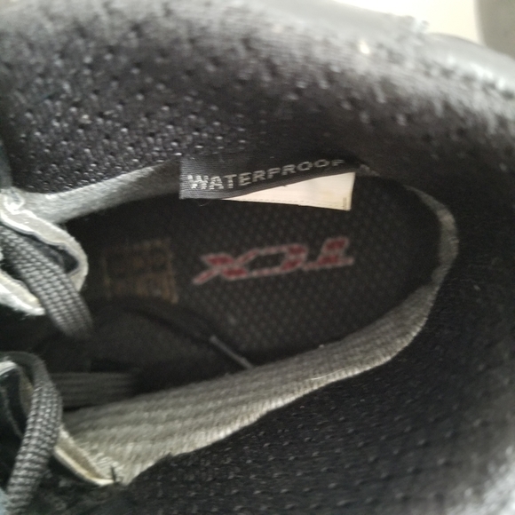 RARE TCX X-Street Motorcycle Leather Hi Top Sneaker Black Mens 7, Womens 8 - Picture 9 of 13